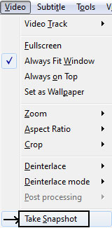vlc-take-snapshot-menu
