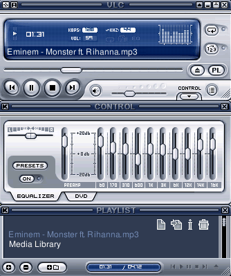 Winamp Modern Skin for VLC Winamp Modern Skin for VLC