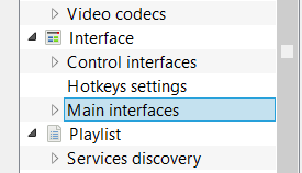 Main Interfaces Main Interfaces