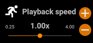 Playback Speed Control