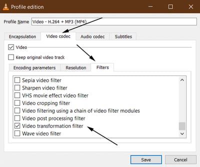 Video Codec Filter Video Codec Filter