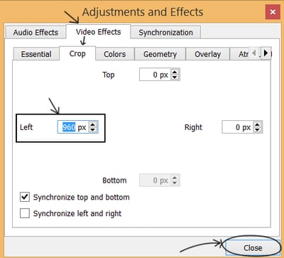 Video Effects Crop