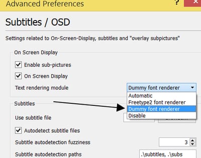 Switching Text Rendering Module to Dummy font renderer Dummy Font Renderer
