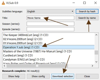 Getting Subtitles using plugin Automatically Loading Subtitles in VLC