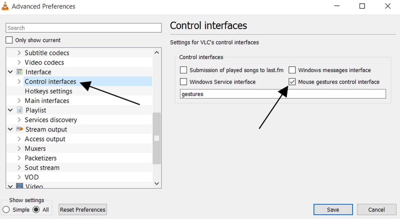 Control Interfaces and Mouse Gestures Control Interfaces and Mouse Gestures