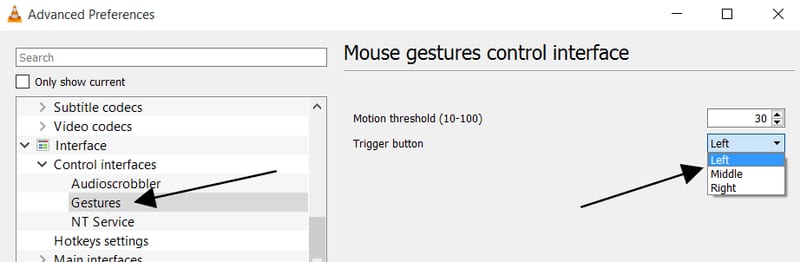 Mouse Button to Toggle Gesture Mouse Button to Toggle Gesture