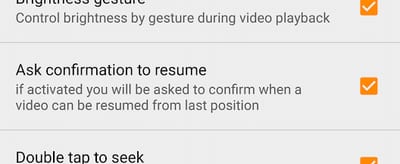 Ask Confirmation to Resume