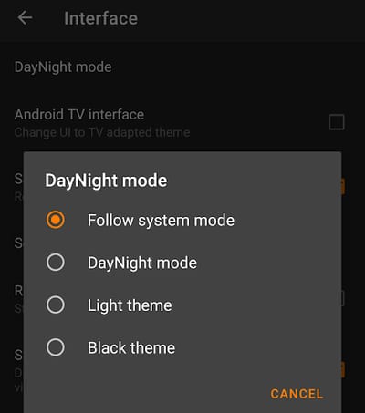 Day and Night Mode in VLC Day and Night Mode in VLC