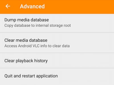 Clear History Options