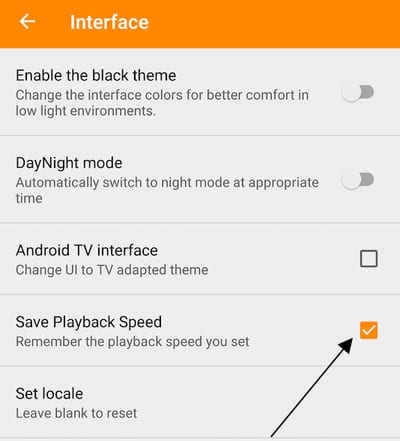 Save Playback Speed as Default
