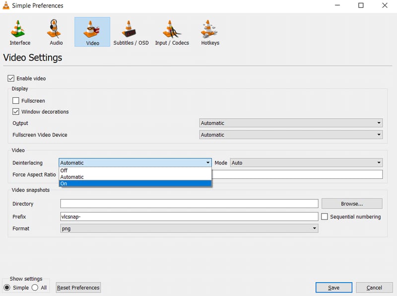 Deinterlacing Videos in VLC Media Player Deinterlacing Videos in VLC Media Player