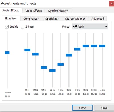 Audio Adjustments and Effects in VLC