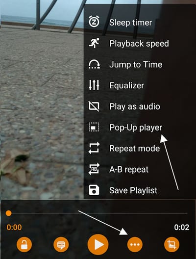 Pop Up Player in VLC for Android Pop Up Player in VLC for Android