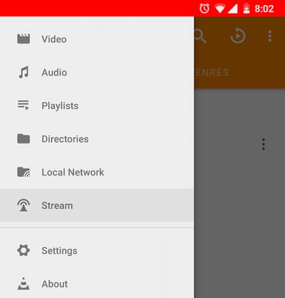 Stream Media in VLC Stream URL in VLC Android