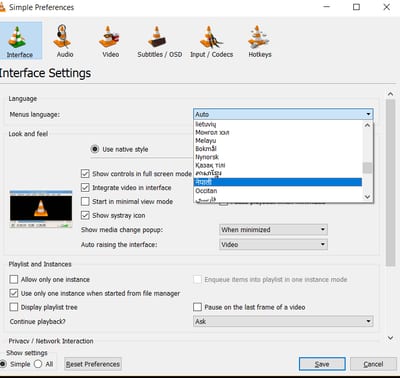 VLC Internationalization
