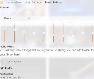 Music Settings Music Settings
